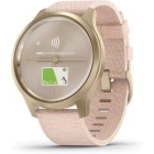 Germin Vivomove Style NYLON 010-02240-72 Blush Pink/Light Gold Smart Watch Japanese version