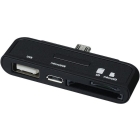 Green House GH-CRAD-SUAK microUSB 5in1 black Memory Card Reader Japanese version