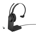 Jabra Evolve2 55 - Link380a MS monaural with charging stand Headset Japanese version