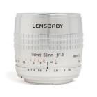 Lensbaby Velvet 56 SE Silver for Canon Camera Lens Japanese version