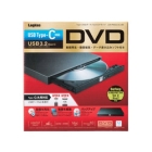 Logitec LDR-PML8U3CVBK black DVD Drive Japanese version