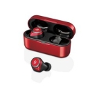 M-SOUNDS MS-TW33RD Red x Black Silver Earphone Headphone Japanese version