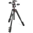 Manfrotto 190 Pro Aluminum Tripod 4 Shelves + 3-Way Pan Head Kit MK190XPRO4-3W Camera Tripod Japanese version