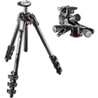 Manfrotto 190 Pro Carbon 4-steps Tripod + XPRO Gear Pan Head Kit JP-MK190C4-3WG Camera Tripod Japanese version