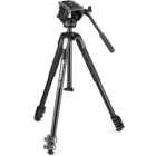 Manfrotto MVH500AH Video Pan Head +MT190X3 Aluminum Tripod MVK500190X3 Black Camera Tripod Japanese version