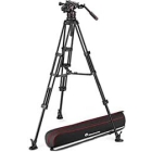 Manfrotto Nitro tech 612 Video Pan Head + Aluminum Twin Tripod MS MVK612TWINMA Black Camera Tripod Japanese version