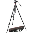 Manfrotto Videokit Single 3-steps MDEVE Mag Fiber MVH500AH 755CX3 Camera Tripod Japanese version