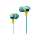 maxell +FiT MXH-C110RMXGY green X yellow Earphone Headphone Japanese version