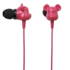 MEDICOM TOY BE@RBRICK inner ear headphones pink Earphone Headphone Japanese version