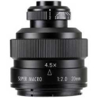 Zhong Yi Optics FREEWALKER 20mm F2.0 SUPER MACRO 4-4.5:1 PENTAX Camera Lens Japanese version