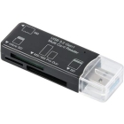 Ohm Electric PC-SCRWU303-K USB 49in1 Black Memory Card Reader Japanese version