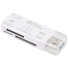 OHM ELECTRIC PC-SCRWU303-W USB 49in1 white Memory Card Reader Japanese version