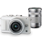 Olympus OLYMPUS PEN Lite E-PL6 EZ Double Zoom Kit White Mirrorless Camera Japanese version