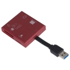 NAKABAYASHI Digio2 CRW-37M87R USB 65in1 red Memory Card Reader Japanese version