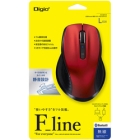 Nakabayashi Digio2 F_line MUS-BKF149R red Mouse Japanese version