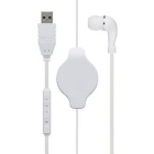 NAKABAYASHI UHP-K01/WH white Earphone Headphone Japanese version