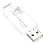 Ohm Electric PC-SCRW3-W USB 33in1 White Memory Card Reader Japanese version