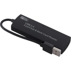 Ohm Electric PC-SCRWH1-K USB 50in1 Black Memory Card Reader Japanese version