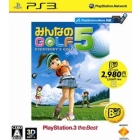 SIE Minna no Golf 5 PlayStation 3 the Best PS3 Japanese version