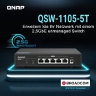 QNAP QSW-1105-5T Switch HUB Japanese version