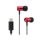 radius HP-NEL21CR red Earphone Headphone Japanese version