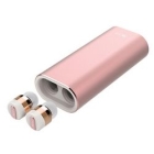 ROA International Beat-in Power Bank Rose gold Earphone Headphone Japanese version