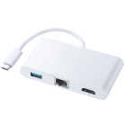 Sanwa Supply AD-ALCMHL White USB Hub Japanese version