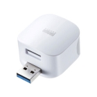 Sanwa Supply ADR-IPBUW USB microSD White Memory Card Reader Japanese version