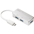 Sanwa Supply USB-3TCH2S silver USB Hub Japanese version