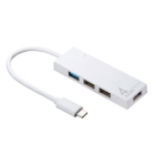 Sanwa Supply USB-3TCH7W white USB Hub Japanese version