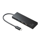 Sanwa Supply USB-3TCHC16BK Black USB Hub Japanese version