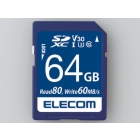 ELECOM MF-FS064GU13V3R 64GB SD Card Japanese version