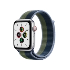 Apple Watch SE GPS+Cellular model 44mm MKT03J/A abyss blue/moss-green sports loop Smart Watch Japanese version