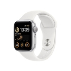 Apple Watch SE 2nd generation GPS model 40mm MNJV3J/A silver/white sports band Smart Watch Japanese version