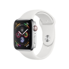 Apple Watch Series 4 GPS+Cellular model 44mm MTX02J/A stainless steel case/white sports band Smart Watch Japanese version