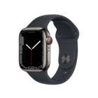 Apple Watch Series 7 GPS+Cellular model 41mm MNC23J/A graphite stainless steel case/midnight sports belt Smart Watch Japanese version