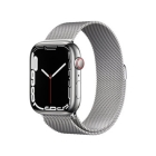 Apple Watch Series 7 GPS+Cellular model 45mm MKJW3J/A Silver-Milanese-Loop Smart Watch Japanese version