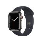 Apple Watch Series 7 GPS+Cellular model 45mm MNAX3J/A graphite stainless steel case/midnight sports belt Smart Watch Japanese version