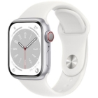 Apple Watch Series 8 GPS+Cellular model 41mm MP4A3J/A silver/white sports band Smart Watch Japanese version