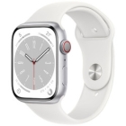 Apple Watch Series 8 GPS+Cellular model 45mm MP4J3J/A silver/white sports band Smart Watch Japanese version