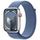 Apple Watch Series 9 GPS+Cellular model 45mm MRMJ3J/A Silver/Winter Blue Sports Loop Smart Watch Japanese version