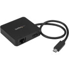 StarTech.com DKT30CHD Black USB Hub Japanese version