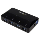 StarTech.com ST53004U1C Black USB Hub Japanese version