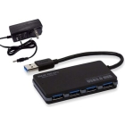 SystemTalk USB3-HUB4SA Black USB Hub Japanese version