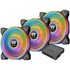 Thermaltake Riing Quad PLUS 12 RGB 3Pack CL-F088-PL12SW-A Black Case Fan Japanese version