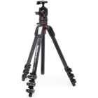 Manfrotto 055 Pro Carbon 4-stage tripod + XPRO free head + MOVE kit MK055CXPRO4BHQR Black Camera Tripod Japanese version