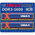 UMAX UM-DDR3D-1600-8GBHS DDR3 PC3-12800 4GB 2-Disc Memory Japanese version