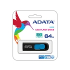 ADATA DashDrive UV128 AUV128-64G-RBE 64GB BLACK+BLUE USB Flash Drive Japanese version