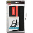 AIREX Felt Pouch for New Nintendo 2DS LL ILX2L233 Black Case Pouch For New 2DS LL Japanese version