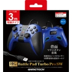 GAMETECH HG Battle Pad Turbo PROSW SWF2317 Blue Game Pad For Switch Windows Japanese version